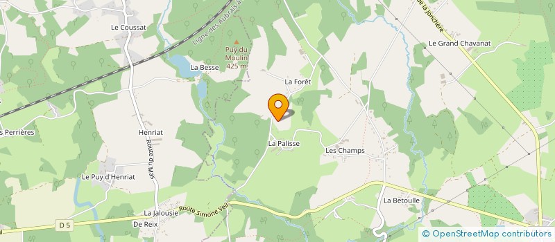 localisation de l'entreprise MONSIEUR REMI SIMONET  SAINT-LAURENT-LES-EGLISES