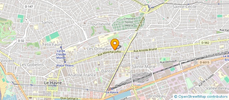 localisation de l'entreprise MONSIEUR REMI SINAEVE  LE HAVRE