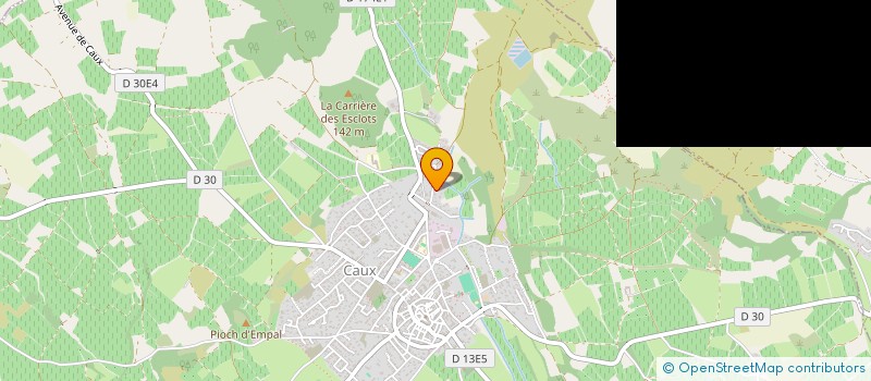 localisation de l'entreprise MONSIEUR REMI SORIANO  CAUX