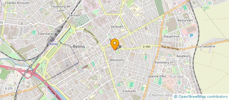 localisation de l'entreprise MONSIEUR REMI SOWA-DOYEN  REIMS