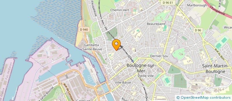 localisation de l'entreprise MONSIEUR REMI SPETEBROOT  BOULOGNE-SUR-MER