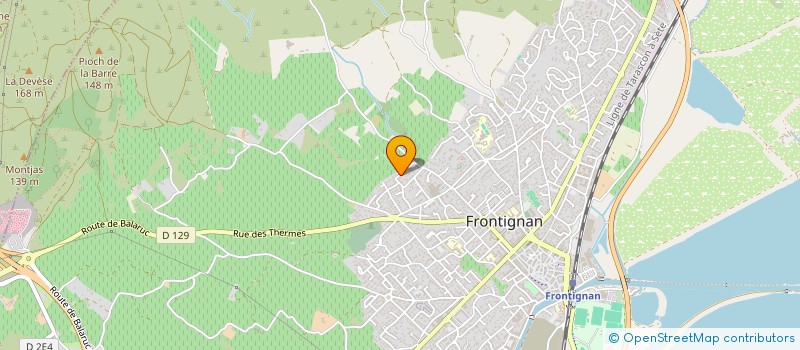 localisation de l'entreprise MONSIEUR REMI STOQUART à FRONTIGNAN