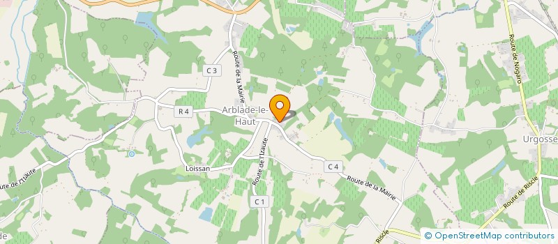 localisation de l'entreprise MONSIEUR REMI STRINGHER  ARBLADE-LE-HAUT