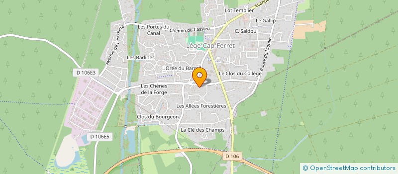 localisation de l'entreprise MONSIEUR REMI SWIATLY  LEGE-CAP-FERRET