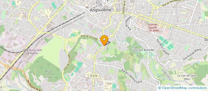 localisation de l'entreprise MONSIEUR REMI SYMONOWICZ à ANGOULEME