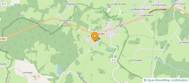 localisation de l'entreprise MONSIEUR REMI TABOURIER à SAINT-MARC-A-FRONGIER
