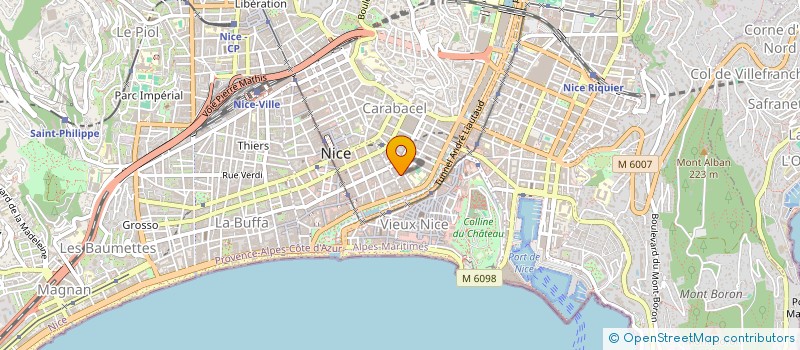 localisation de l'entreprise MONSIEUR REMI TALALKHOKH à NICE