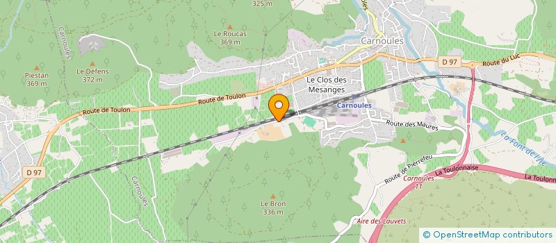 localisation de l'entreprise MONSIEUR REMI TALET  CARNOULES