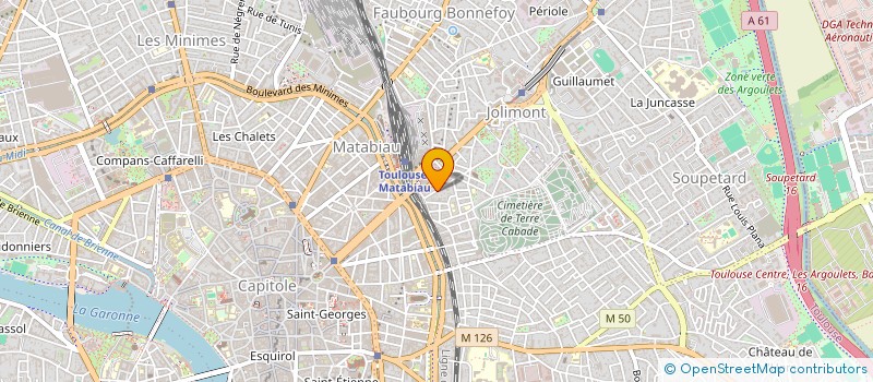 localisation de l'entreprise MONSIEUR REMI TEOULET à TOULOUSE
