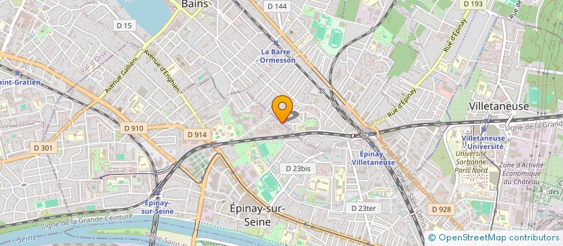 localisation de l'entreprise MONSIEUR REMI TESOR à EPINAY-SUR-SEINE