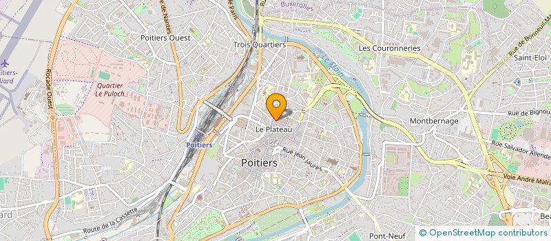 localisation de l'entreprise MONSIEUR REMI TESTON à POITIERS