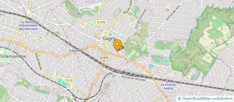 localisation de l'entreprise MONSIEUR REMI THEISEN  GAGNY