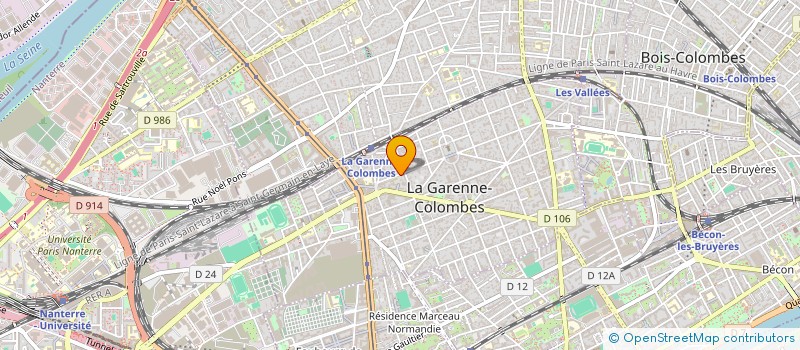 localisation de l'entreprise MONSIEUR REMI TOURNEBIZE à LA GARENNE-COLOMBES