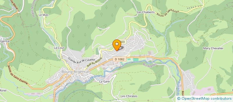 localisation de l'entreprise MONSIEUR REMI TROUILLER  BOURG-ARGENTAL