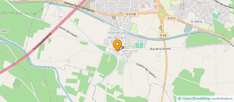 localisation de l'entreprise MONSIEUR REMI VALETTE à VILLENEUVE-LES-BEZIERS