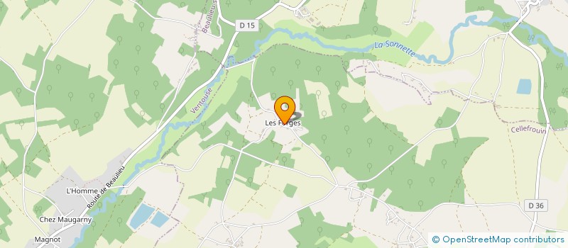localisation de l'entreprise MONSIEUR REMI VALLAGEAS à CELLEFROUIN