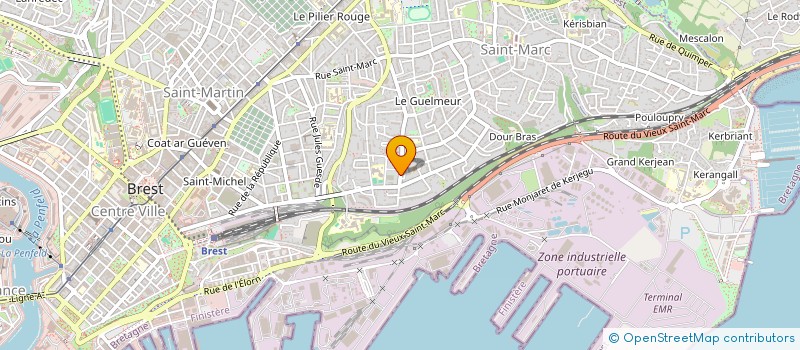 localisation de l'entreprise MONSIEUR REMI VANNIER à BREST