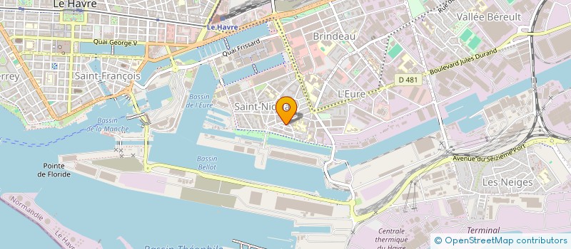 localisation de l'entreprise MONSIEUR REMI VANNIER  LE HAVRE