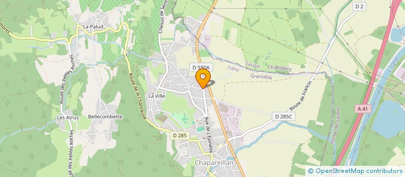 localisation de l'entreprise MONSIEUR REMI VANUXEM  CHAPAREILLAN