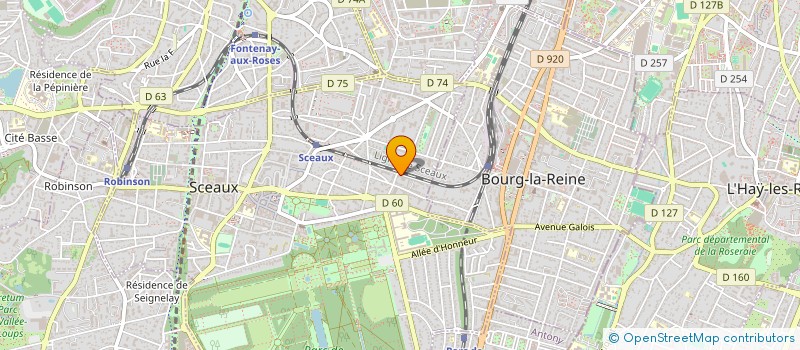 localisation de l'entreprise MONSIEUR REMI VASSEUR à SCEAUX