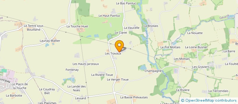 localisation de l'entreprise MONSIEUR REMI VAUCELLE  GEVEZE