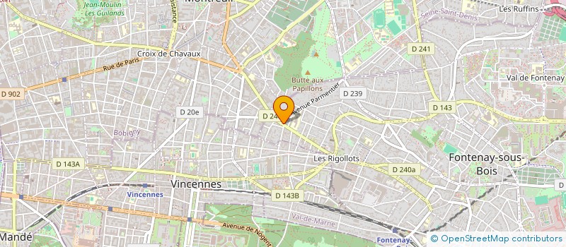localisation de l'entreprise MONSIEUR REMI VERRIERE à FONTENAY-SOUS-BOIS