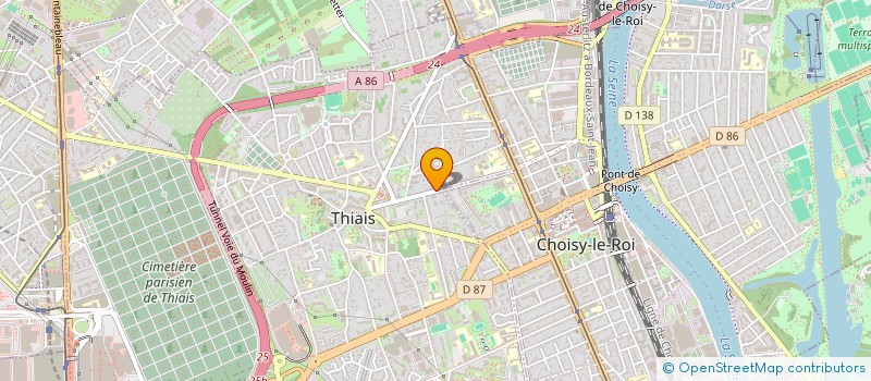localisation de l'entreprise MONSIEUR REMI VIGIER  THIAIS