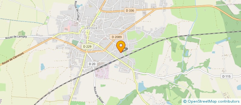 localisation de l'entreprise MONSIEUR REMI VIGINEIX  LEZOUX