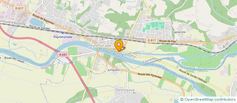 localisation de l'entreprise MONSIEUR REMI VILLENAVE  PEYREHORADE