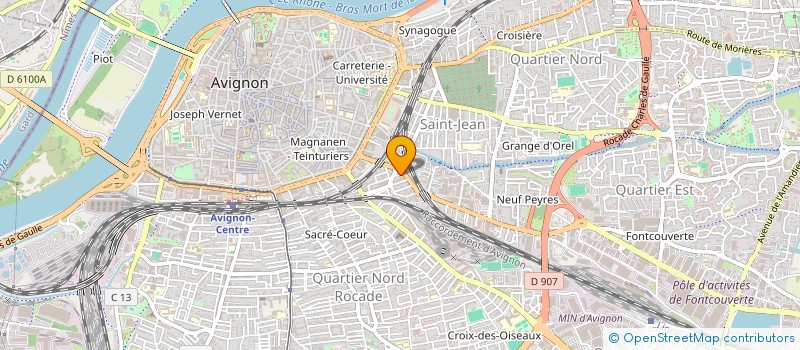 localisation de l'entreprise MONSIEUR REMI VILLON  AVIGNON