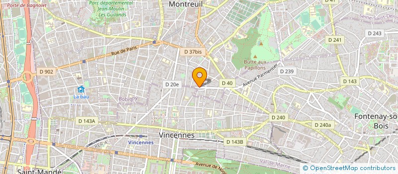 localisation de l'entreprise MONSIEUR REMI VINET à MONTREUIL