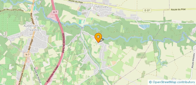 localisation de l'entreprise MONSIEUR REMI VIRET  CHEYSSIEU