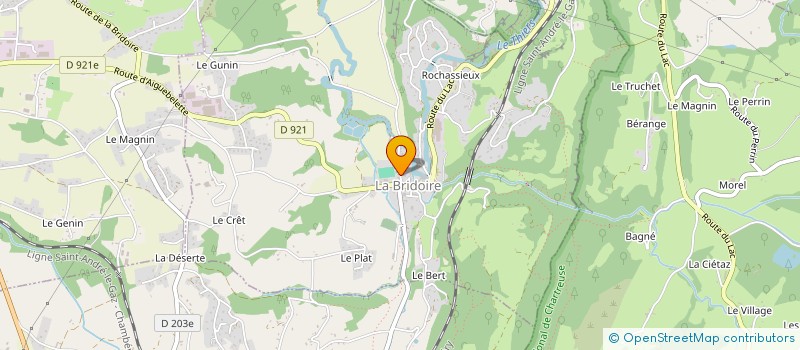 localisation de l'entreprise MONSIEUR REMI VITTOZ  LA BRIDOIRE