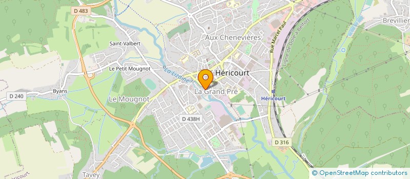 localisation de l'entreprise MONSIEUR REMI WALUJEVICZ  HERICOURT