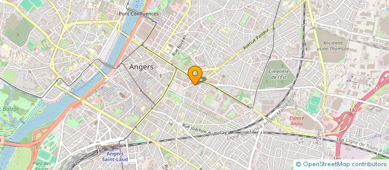 localisation de l'entreprise MONSIEUR REMMI MOURREAUX à ANGERS