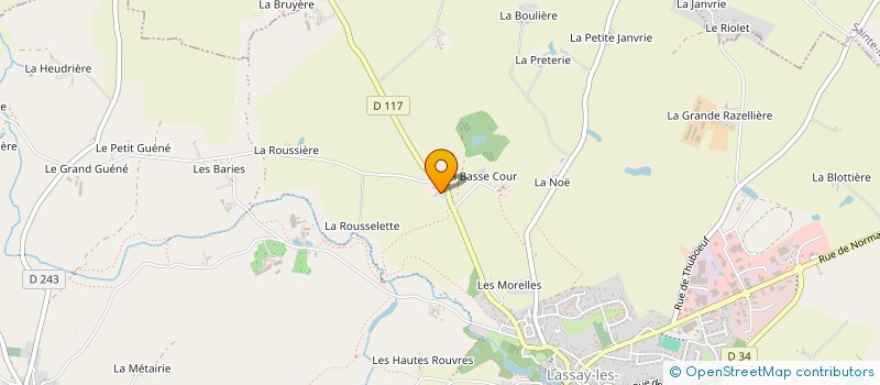 localisation de l'entreprise MONSIEUR REMOND LECOQ  LASSAY-LES-CHATEAUX