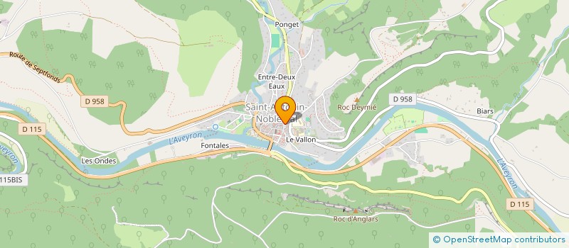 localisation de l'entreprise MONSIEUR REMUS BELLUGUE à SAINT-ANTONIN-NOBLE-VAL