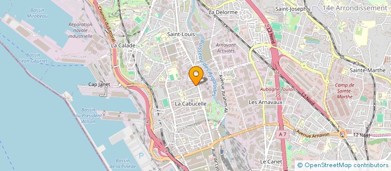 localisation de l'entreprise MONSIEUR REMUS COLOMPAR à MARSEILLE
