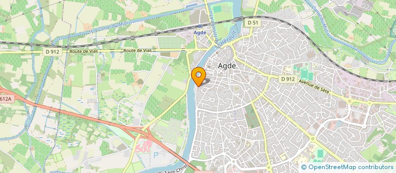 localisation de l'entreprise MONSIEUR REMUS COMAN  AGDE