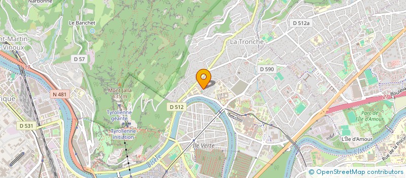 localisation de l'entreprise MONSIEUR REMUS DEMIAN  LA TRONCHE