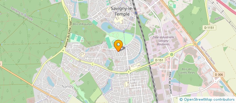 localisation de l'entreprise MONSIEUR REMUS PERICLES  SAVIGNY-LE-TEMPLE