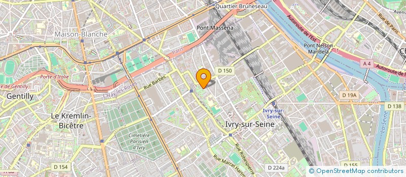 localisation de l'entreprise MONSIEUR REMY ADAM BOUHADDAD  IVRY-SUR-SEINE