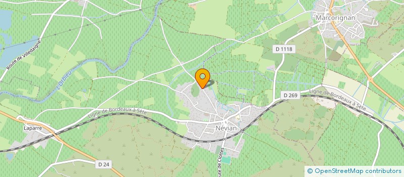 localisation de l'entreprise MONSIEUR REMY AGUGLIARO  NEVIAN