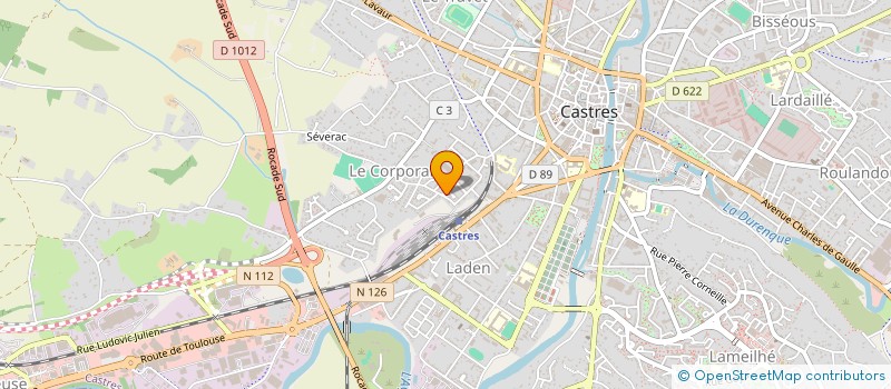 localisation de l'entreprise MONSIEUR REMY ALBENGE  CASTRES