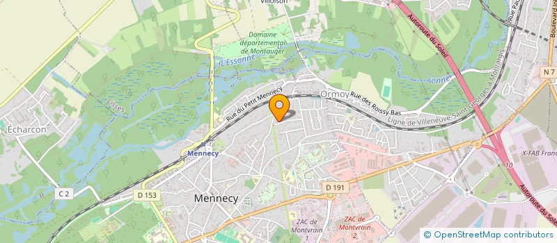 localisation de l'entreprise MONSIEUR REMY ALI TATAR à MENNECY