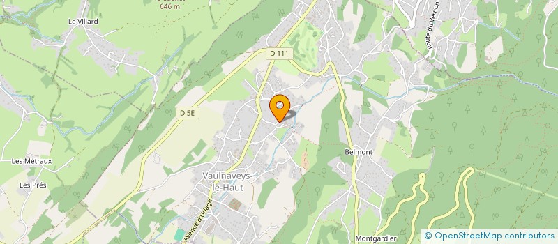 localisation de l'entreprise MONSIEUR REMY ALLOUARD  VAULNAVEYS-LE-HAUT