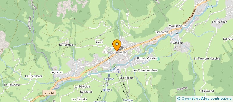 localisation de l'entreprise MONSIEUR REMY ANDRE DESIRE BIBOLLET  PRAZ-SUR-ARLY