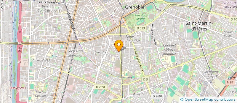 localisation de l'entreprise MONSIEUR REMY ANDREVON à GRENOBLE