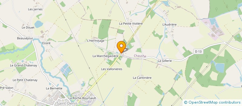 localisation de l'entreprise MONSIEUR REMY AUNEAU  CHAUCHE