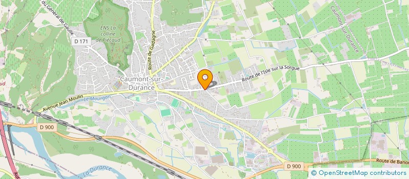 localisation de l'entreprise MONSIEUR REMY AURAND  CAUMONT-SUR-DURANCE